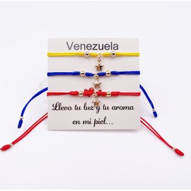 Venezuelan Friend Gift Tricolor Set of 3 Matching Bracelets