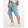 Rock Creek M82 Men's Stretch Denim Shorts, Light Blue-rc2425
