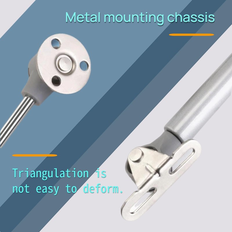 CQQZP 2 Pack Soft Close Toy Box Hinges - 100N