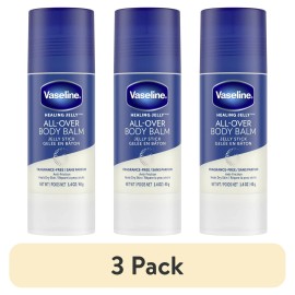 Vaseline Healing Jelly Moisturizing Stick for Dry Skin Body Oil, 1.4 oz 3 Pack