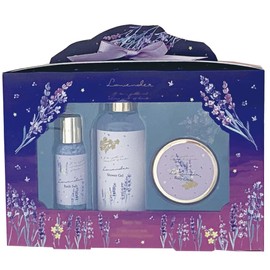 Cozy Company 172525 Lavender Bath Set (W x D x H): 9.3 x 1.9 x 8.1 inches (236 x 49 x 205 mm)