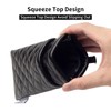 Face Shadow Double Eyeglasses Pouch Large Squeeze Top Microfiber Soft