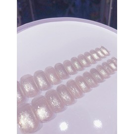 24 Pcs Pink Gradient Nail Tips for Wedding, Party, Holiday, Dating, Prom and Daily Life