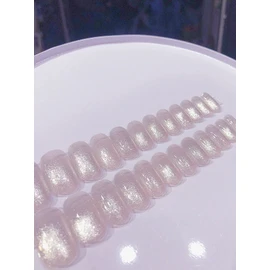 24 Pcs Pink Gradient Nail Tips for Wedding, Party, Holiday, Dating, Prom and Daily Life