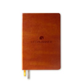 Agenda LIFEPLANNER Business, Semestral, Vista Diaria, Calendarios Mensuales, Fecha en Blanco, Gestión de Tiempo y Objetivos, Pasta Dura, Color Café