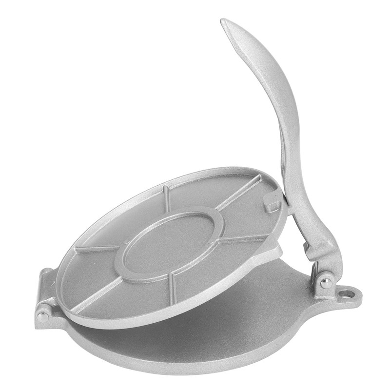 Tortilla Press 7.7in Rust Proof Aluminum Alloy Silver Heavy Duty