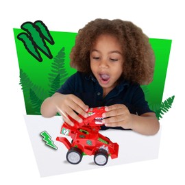 Convertimal Cars - Dinosaur from Deluxebase. Transformer Toy Cars and Robot Racer for Kids. A cool jurassic toy that is the #1 transforming car dinosaur toy for boys and girls