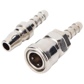 2Pcs Air Line Hose Euro Connectors, G1/4 Airline Hose Compressor Fittings, C Type Self‑Locking Quick Connector for Pneumatic Tool Fittings