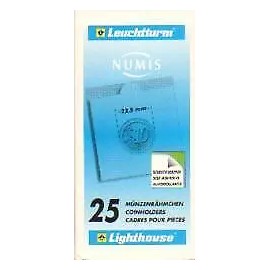 Lighthouse Matrix Self Adhesive 2x2 Holders -- White -- 22.5mm (Nickels)