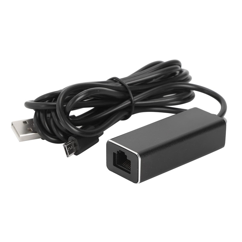 Qiilu Adaptador Ethernet a Firestick Adaptador de Red Aleación de