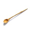 WONDERFUL 100% Natural Olive Wood Long Handle Spoons for Coffee,