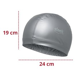 Sfeelt Gorro de Natación de Licra para Piscina con Recubrimiento