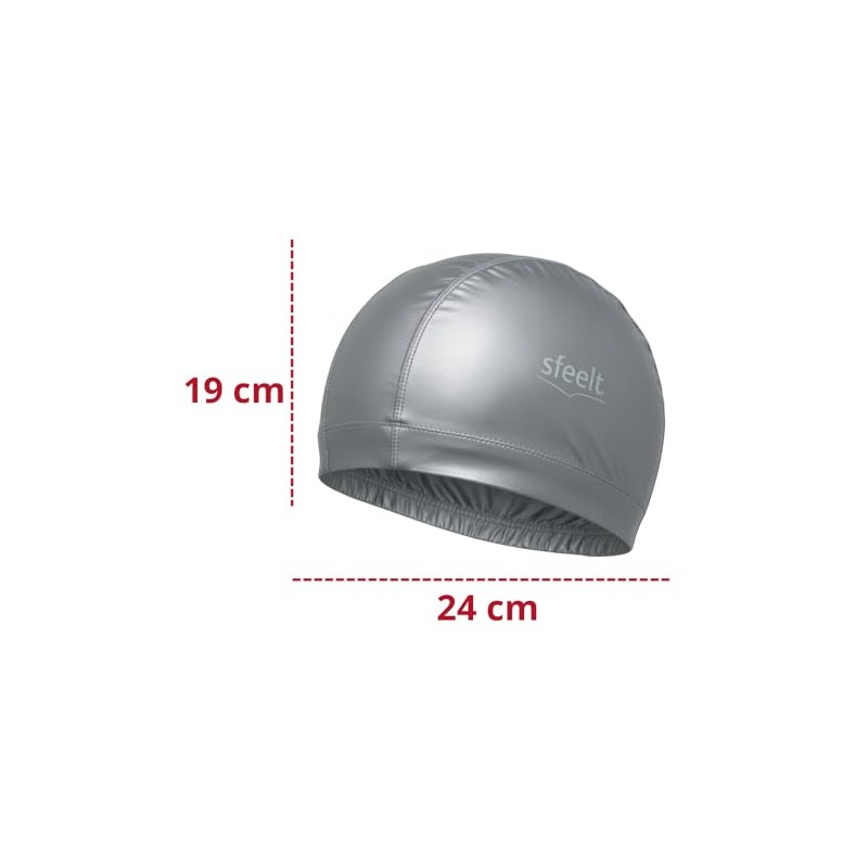 Sfeelt Gorro de Natación de Licra para Piscina con Recubrimiento