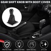 TUCKBOLD 6 Speed Manual Gear Shifter Knob with Cover for