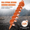 Ground Anchor Screw in, 8 Pack Spiral Trampoline Anchors with