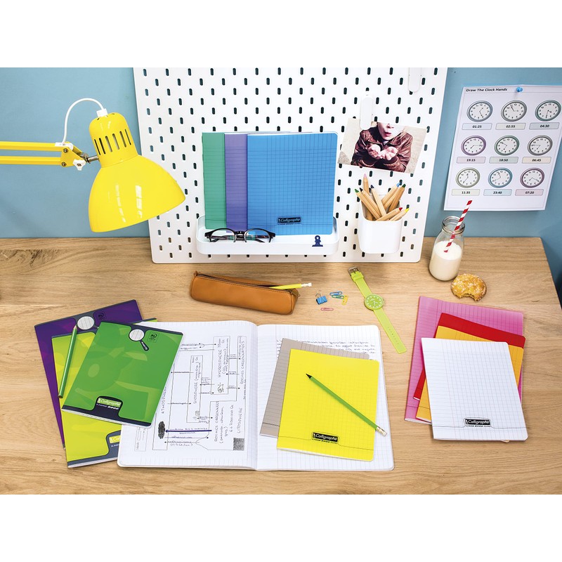Clairefontaine - Ref 18295C - Calligraphe PP Stapled Writing Notebook