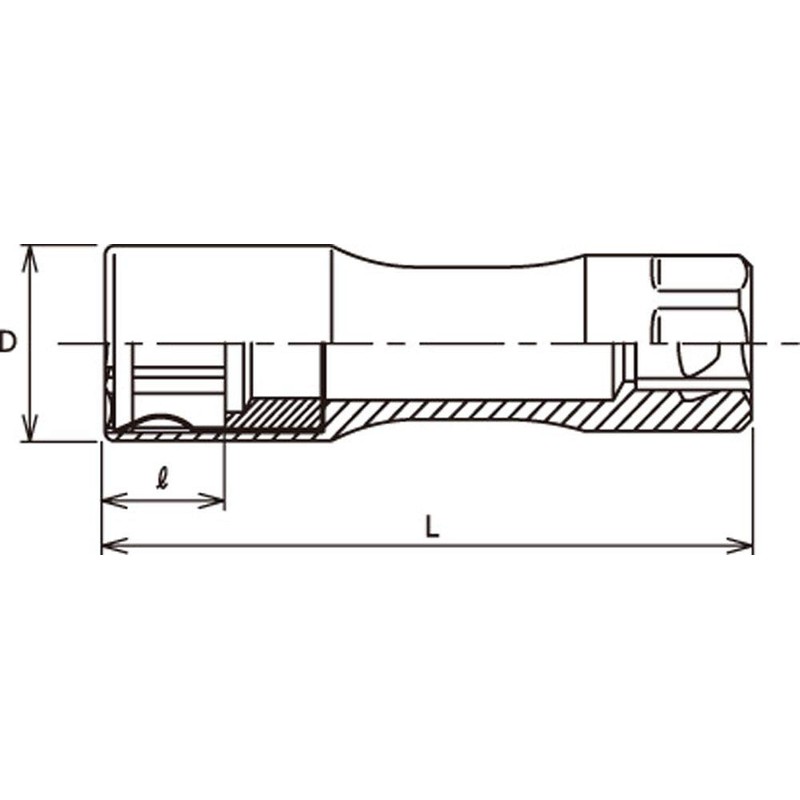 山下工業研究所 コーケン Z-EAL 3/8(9.5mm)SQ. スパークプラグソケット(クリップ付) 14mm 3300CZ-14