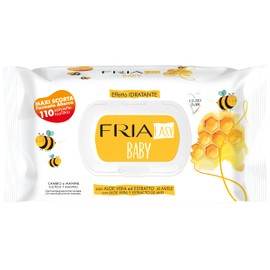 Fria Utility Bambino Salviette Con Coperchio -pezzi, Bianco, Aloe Vera, 110 Units