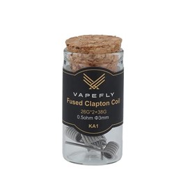 Vapefly KA1 Fused Clapton Coil 26GA*2+38GA 0.5 Ohm Pack of 6