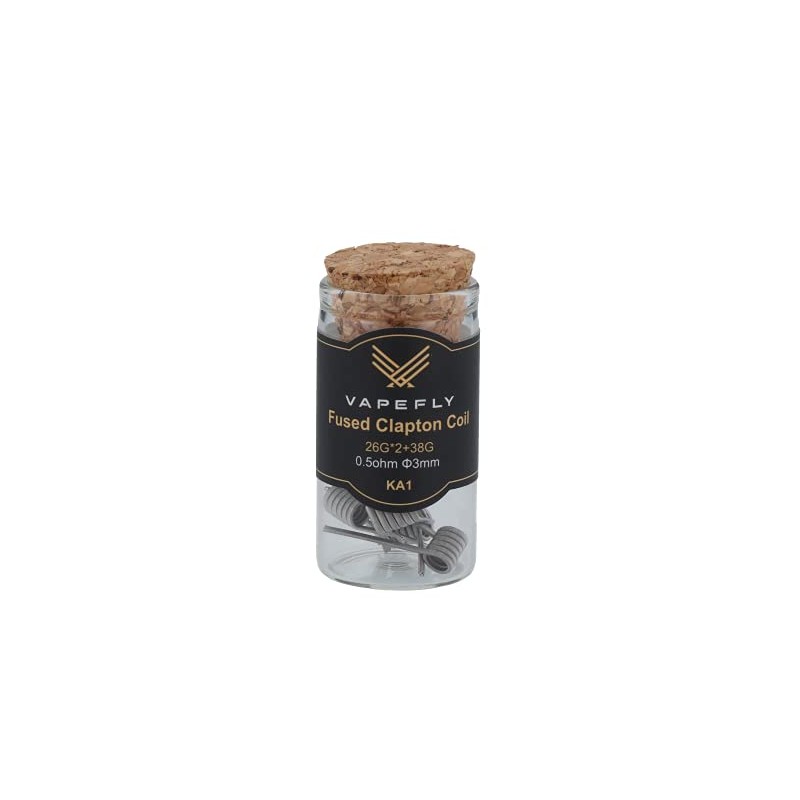 Vapefly KA1 Fused Clapton Coil 26GA*2+38GA 0.5 Ohm Pack of