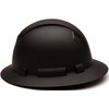 Ridgeline PYRAMEX Ridgeline Full Brim Hard Hat, 4-Point Ratchet Suspension,