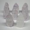 1pc, 2.2"-2.3", Natural Rough Solid Selenite (Satin Spar) Crystal Tower,