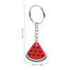 LOGOFUN 40pcs Watermelon Keychains Watermelon Slice Keyring Fruit Keychain Charm