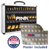 MNA Router Bits 35 Pcs Set, 35 Pieces 1/4 Inch