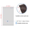 PiccoCasa Blackout French Door Curtain Panel - Blackout Door Curtain