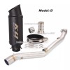 Unbranded For Suzuki DRZ400S DRZ400SM 2000~2024 Motorcycle Exhaust Pipe With