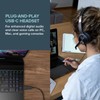 CREATIVE Chat USB On-ear Headset with Swivel-to-mute Noise-cancelling Boom Mic,