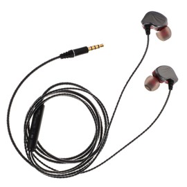 IWOWHERO Ear Bass Earbuds with Microphone for Gaming and Music Type C Compatible Ergonomic Fit for Gym and Workout Grey Audio Headset Line Control