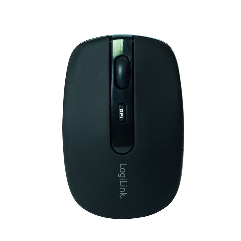 LogiLink ID0078A Optische BT Maus, 1000/1600 DPI schwarz
