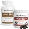 Real Mushrooms Lion’s Mane for Humans (120ct) & Mushroom Pet