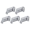 MECCANIXITY DIN Rail Mount Terminal Blocks End Stopper Screw Type