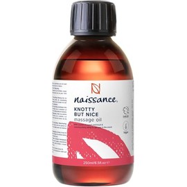 Naissance Knotty But Nice Sensual Massage Oil for Date Night Arousal, Aphrodisiac Lubricant Sex Body Oil 250ml