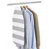 Whitmor Tabletop Ironing Board, Grey/White Striped Cover