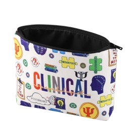 PXTIDY Psychology Mental Health Gifts Psychology Makeup Bag Clinical Psychologist Gift Psychology Therapist Gifts