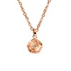ReLine Genuine Cremation Accessory, Diamond Rose Pendant, Includes Bone Set,