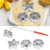 Set of 4 Traditional Dough Moulds, Rosette Iron Diving Shape,