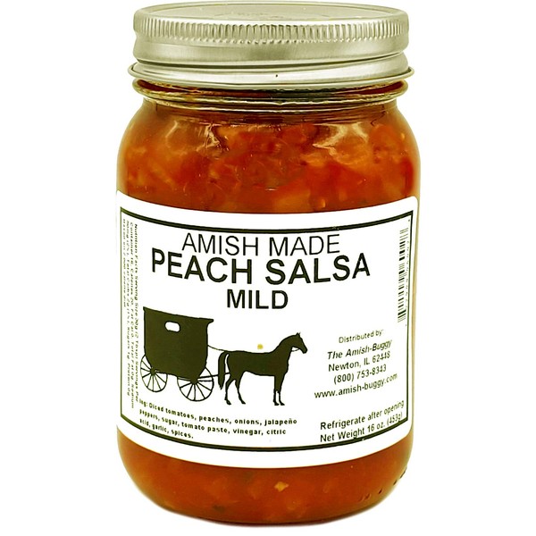 Amish Salsa Mild Peach - 2-16 Oz Jars