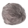 Men Gray Short Wig Heat Resistant Synthetic Multipurpose Adjustable Layered