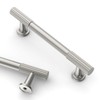 Asidrama 10 Pack 3.75 Inch(96mm) Brushed Satin Nickel Cabinet pulls