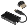 4‑in‑1 Adapter Cable Displayport to HDMI/VGA/DVI/Audio Converter Multifunction