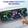 Single DIN Car Stereo with Touchscreen, Bluetooth Audio, Car Radio