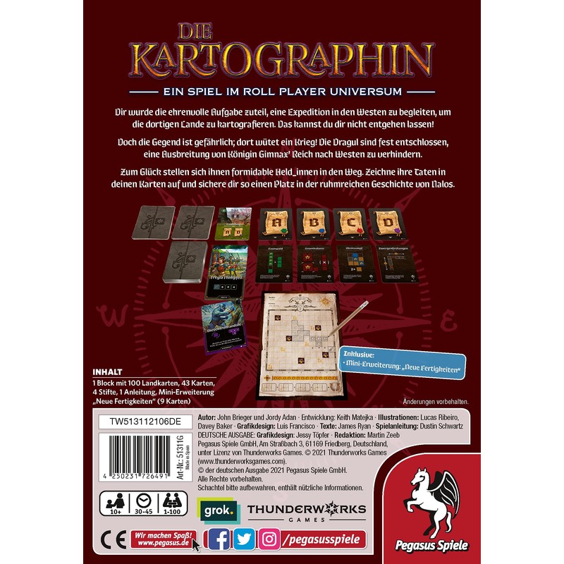 Pegasus Spiele 51311G - The Cartographer