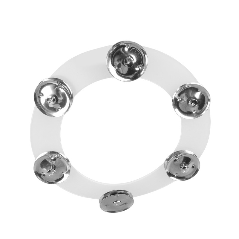 Drum Hi Hat Ring Bell Silicone Double Rows 6 Pieces