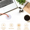 MOROBOR Flexible Silicone Cable Cord Grommet, 8pcs 1.5 Inch White