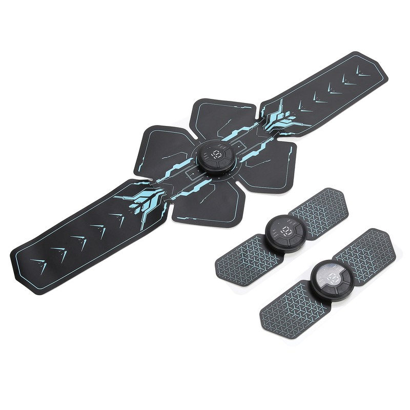 EMS Wireless Muscle Stimulator Unisex Abdominal Toner for Abdomen Back