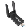 USB WiFi 6 Adapter 1800Mbps 2.4G 5G Dual Band Wireless